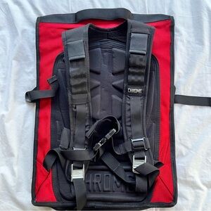 Chrome Marathon Bike Backpack (Discontinued) Black Red Mens Unisex new condition